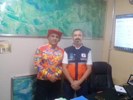 GRUPO ESPECIAL DE DESASTRES NATURAIS ( GEDEN ) VISITA PREFEITURA DE SÃO JOSÉ