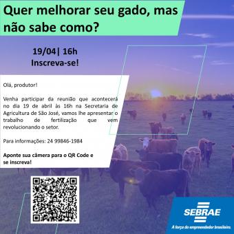 Quer melhorar o seu gado e não sabe como ? Quer melhorar o seu gado e não sabe como ?