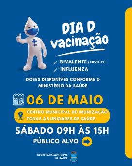 DIA D DE VACINAÇÃO EM SÃO JOSÉ DO VALE DO RIO PRETO 