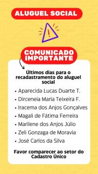 COMUNICADO :
