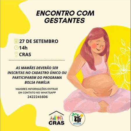 ENCONTRO COM GESTANTES EM SÃO JOSÉ 