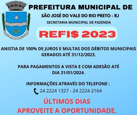 ANISTIA 2023 - REGULARIZAÇÃO DE IMPOSTOS MUNICIPAIS 