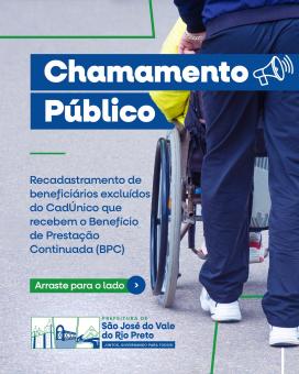 Chamamento Público.