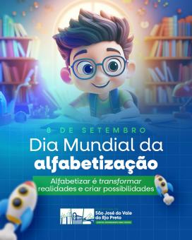 Dia Mundial da Alfabetização.