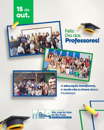 Dia do Professor.