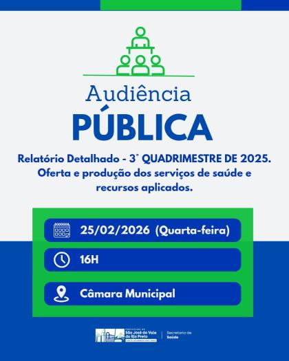 AUDIÊNCIA PÚBLICA.